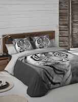 Fourre de duvet «Tigre» avec motif géant, 200 x 210 cm