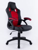Chaise de bureau «Racer», rouge/noir
