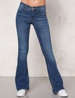 Jeans von 77thFLEA, Flared-Style, denim blau