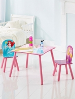 Set, 1 table + 2 chaises «Princess»