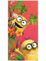 Strandtuch «Minions Flowers»