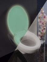 WC-Sitz, leuchtet im Dunkeln