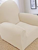 Housse bi-élastique pour canapé 3 places, 185-210 cm, beige